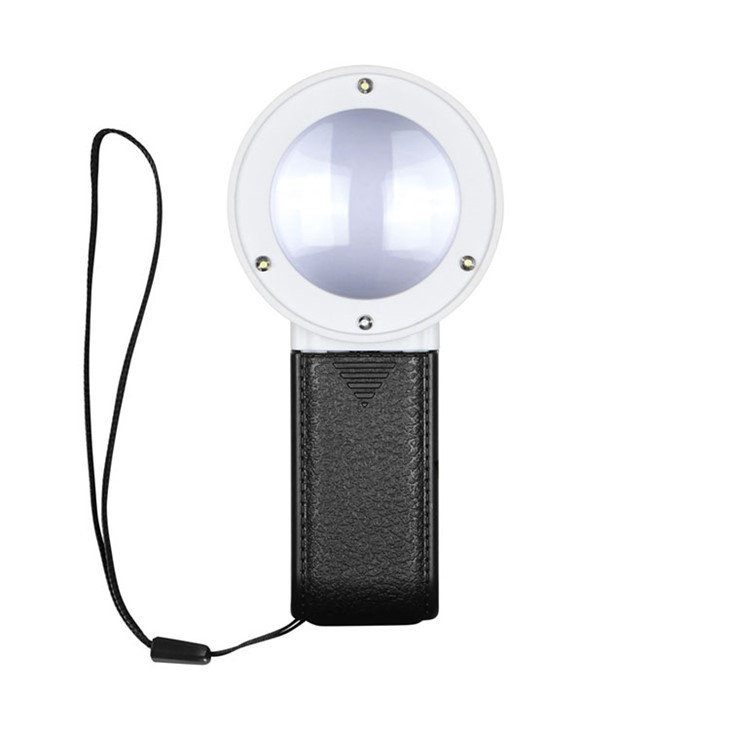Loupe à main avec lumière